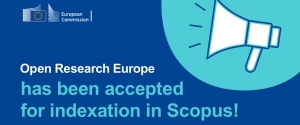Open Research Europe platform accepted for indexation in Scopus